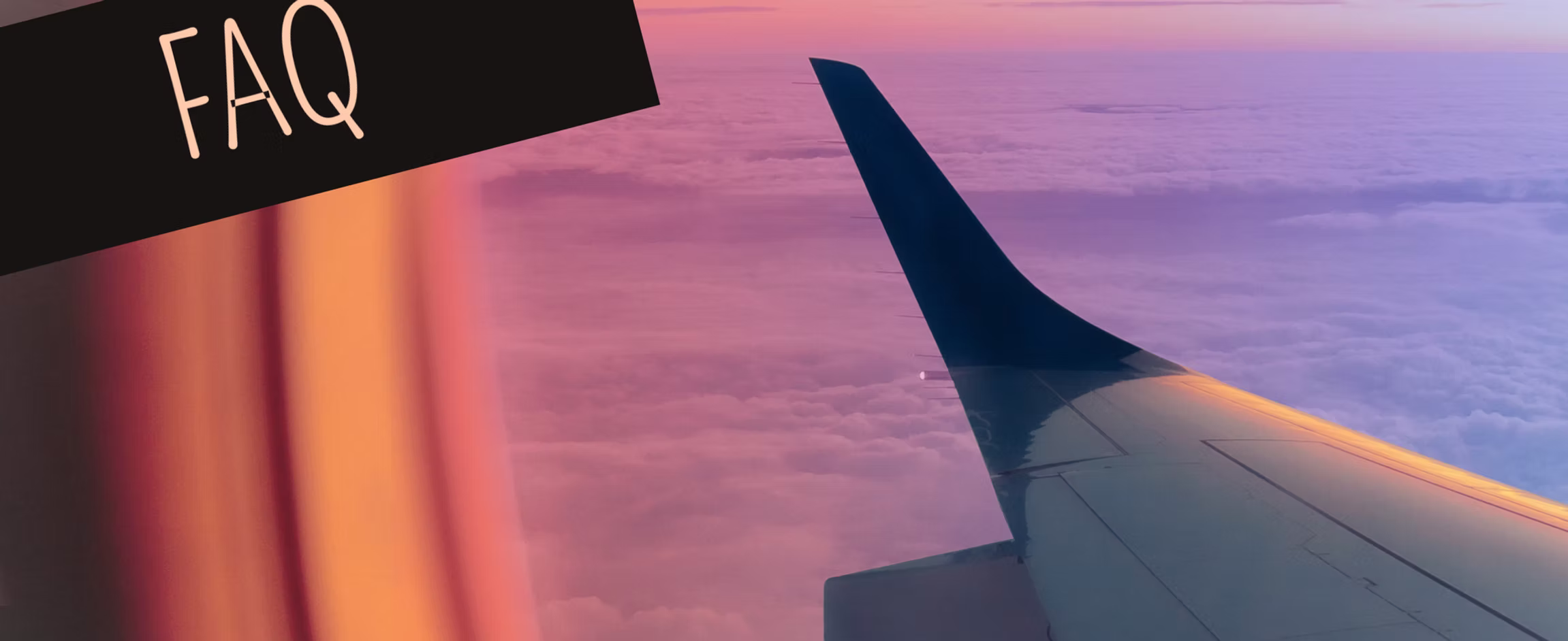 FAQ Bild mit Flugzeug